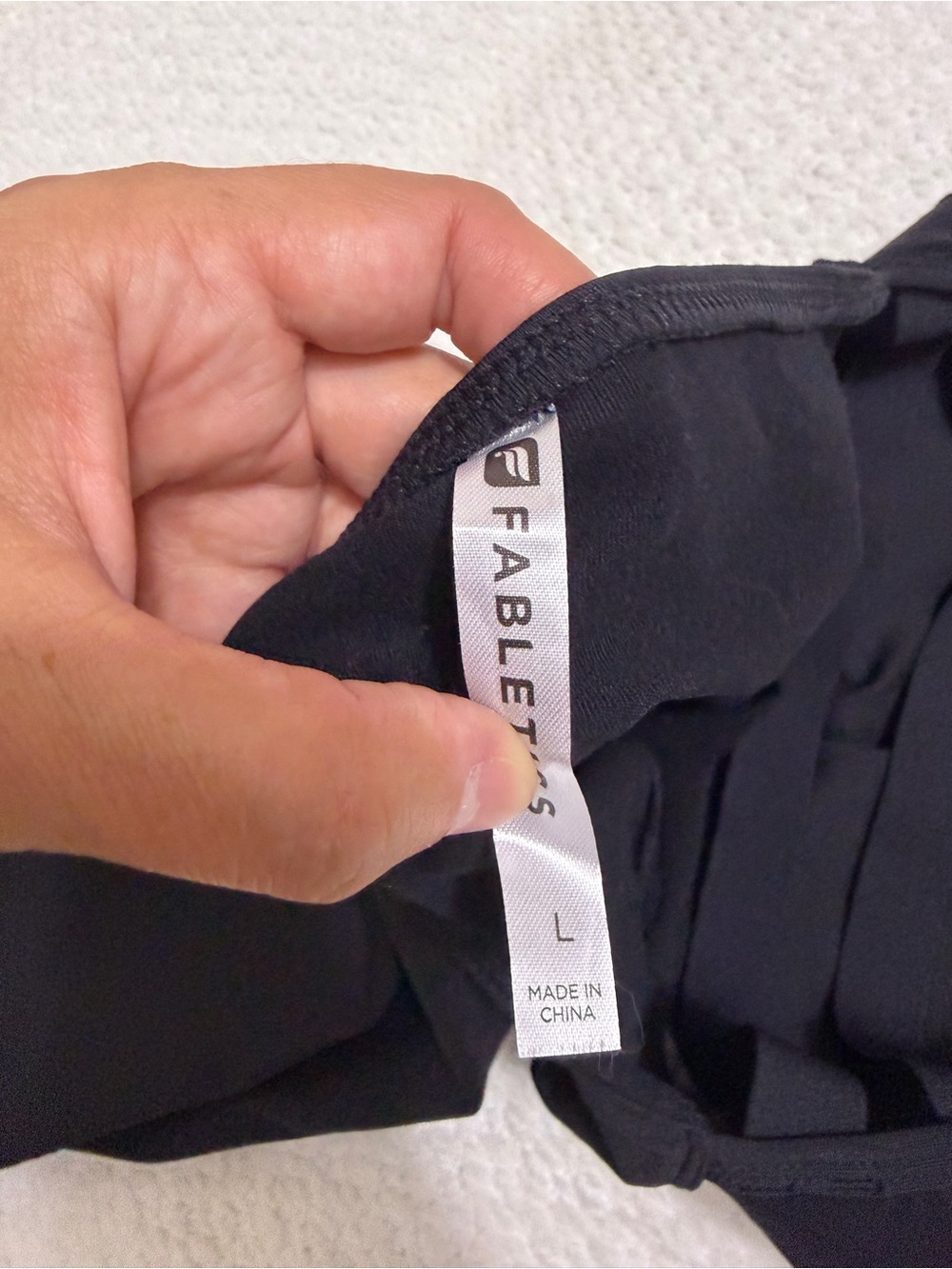 Fabletics Tropez Dress Black Mesh Cut-Out Strappy Back Women’s Size Large NWT - Picture 10 of 13